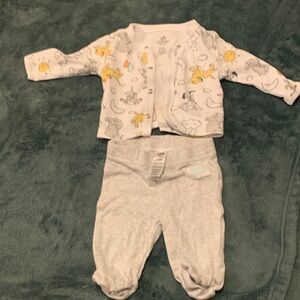 Adorable Baby Outfit with Animal Print